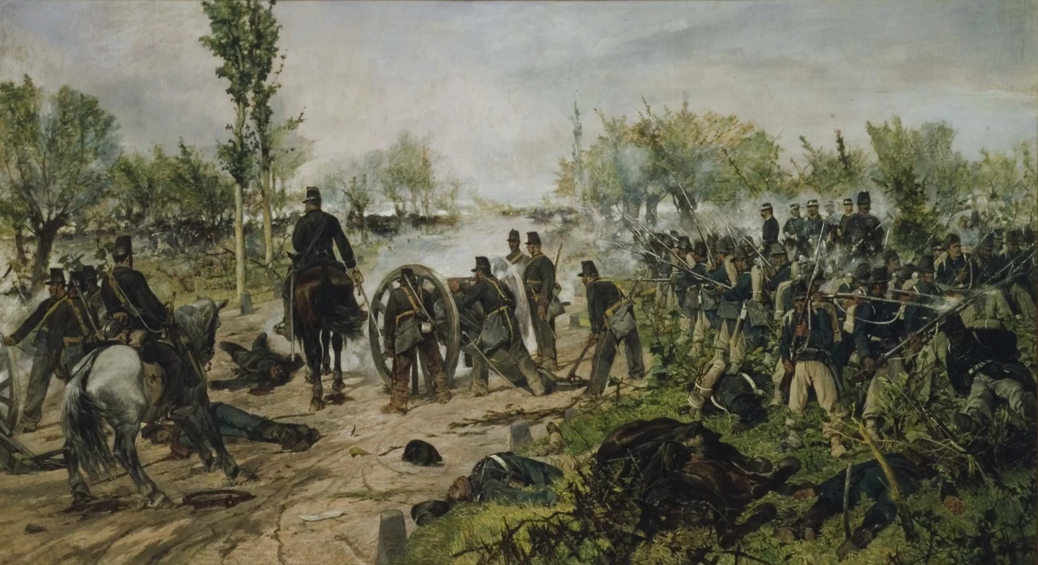 La battaglia di Custoza - Galleria Nazionale d’Arte Moderna, Roma